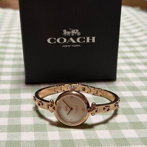 Coach Bangle Gold-Tone Women's Watch